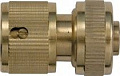 соединитель (латунь) с автостопом насадка/шланг  3/4 &amp;quot;FIT&amp;quot; (77446)