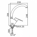 смеситель для кухни LEDEME L5940